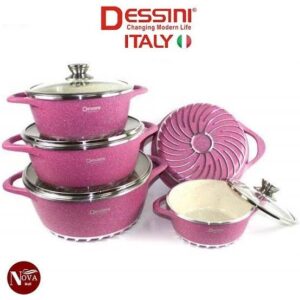 10 Piece Granite Coated Nonstick Cookware