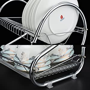 2 Tier Dish Rack