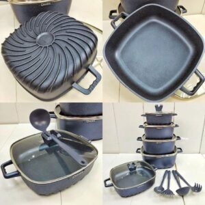 22 Dessini Italy Square Pattern High Quality Cookware