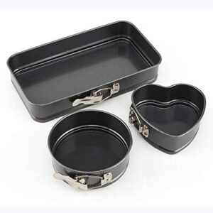 3 Leakproof Nonstick Cake Pans