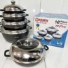 Dessini 10 Pcs Non-Stick Cooking & Serving Pots & Pans
