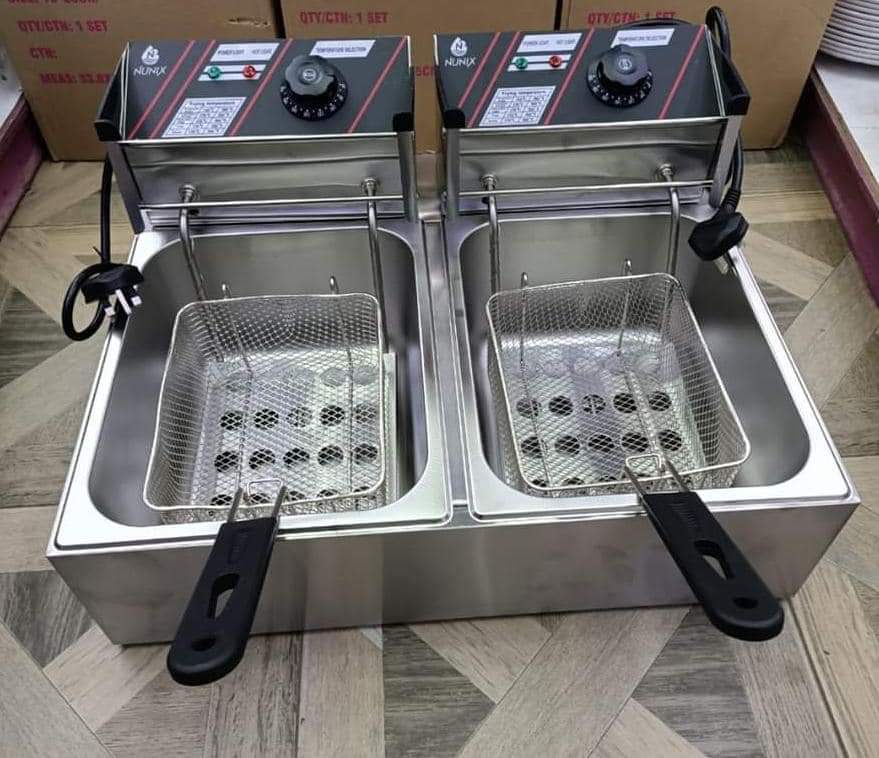 Double deep fryer