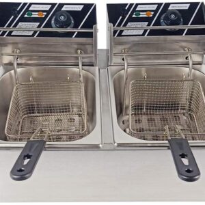 Electric Deep Fryer Commercial Double Tank