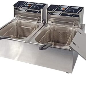 Electric Deep Fryer Commercial Double Tank