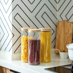 Glass Spaghetti Containers