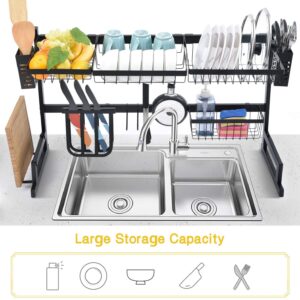 Over The Sink Dish Drying Kitchen Rack Organizer