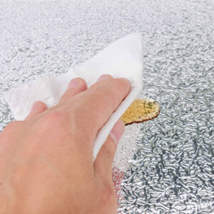 Adhesive waterproof shelf liners