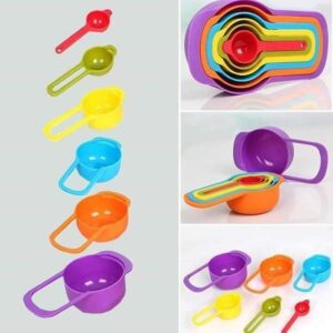 Stackable Baking Measuring Cup and Spoons - Set of 6