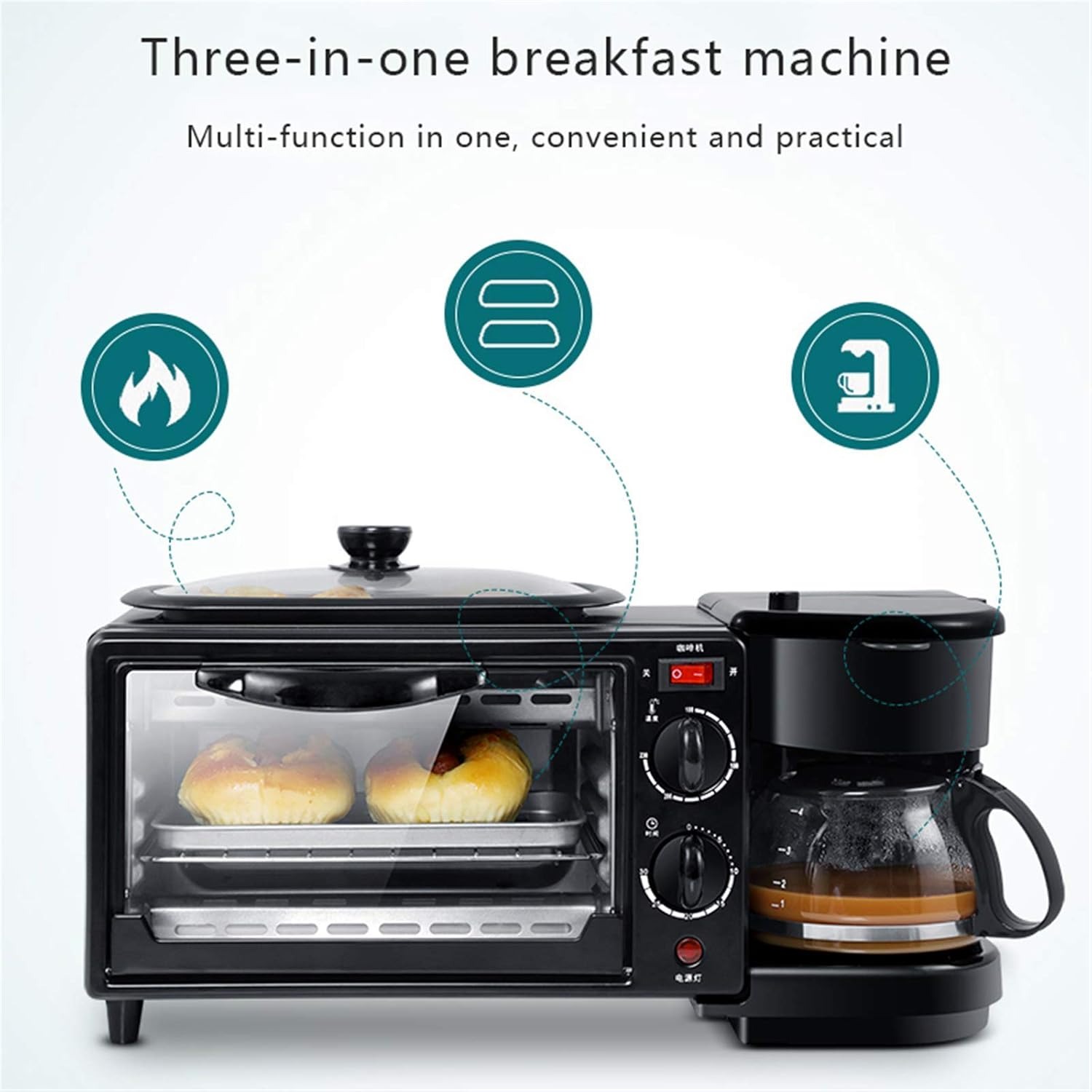 3 IN 1 BREAKFAST MAKER – Brook Stores